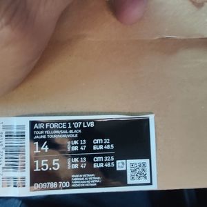 Men's air force one's 07./